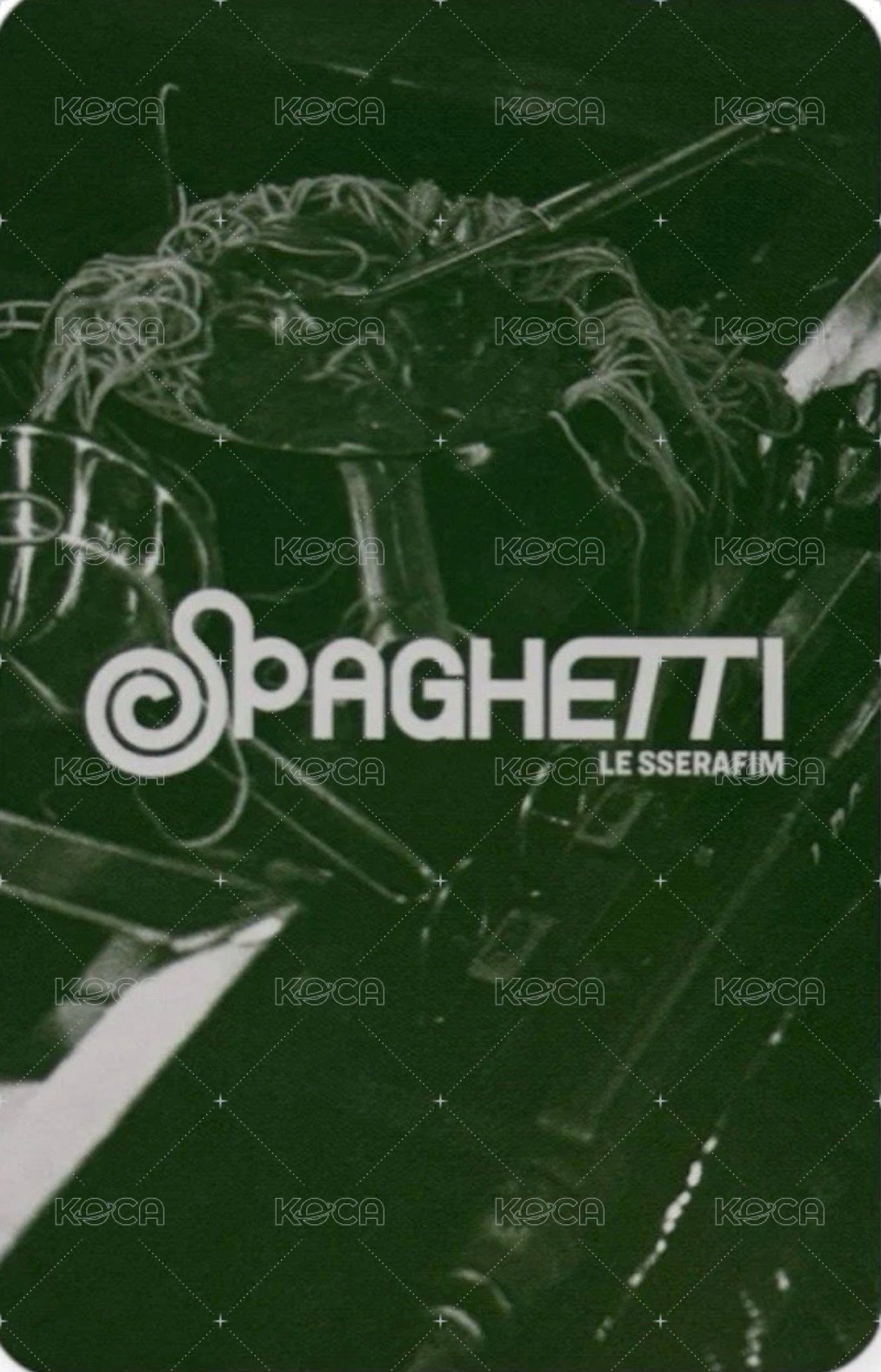 SPAGHETTI target 黑膠 專輯卡  背面