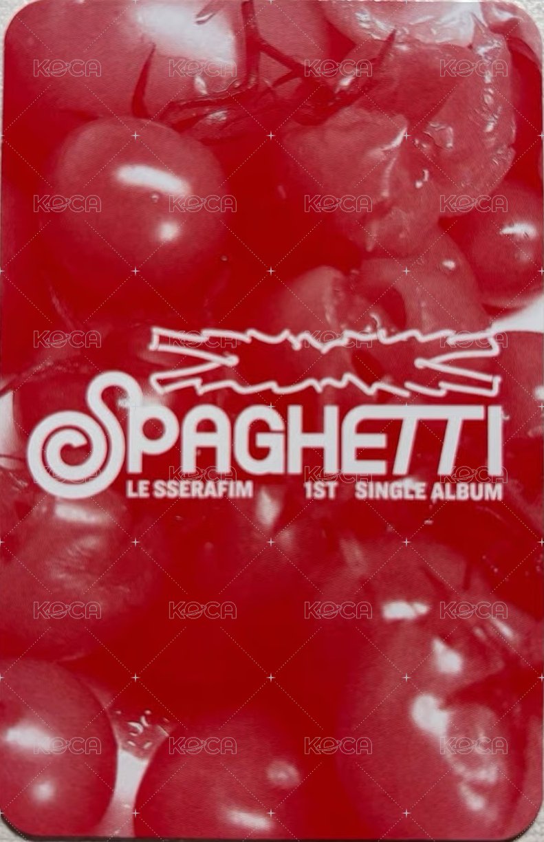 SPAGHETTI bn 黑膠 專輯卡  背面