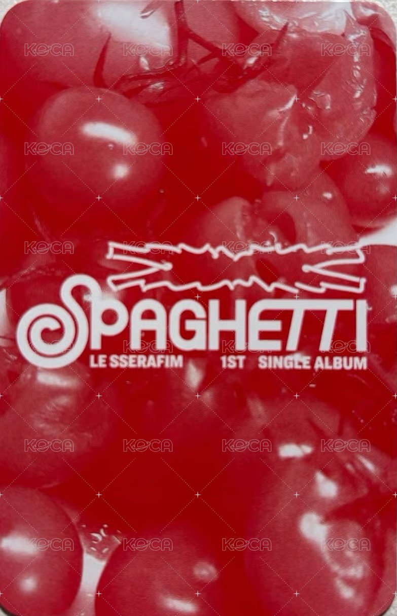 SPAGHETTI bn 黑膠 專輯卡  背面