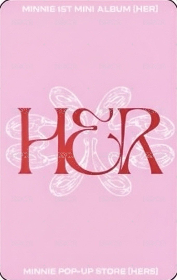 HER快閃 小卡set 周邊卡  背面