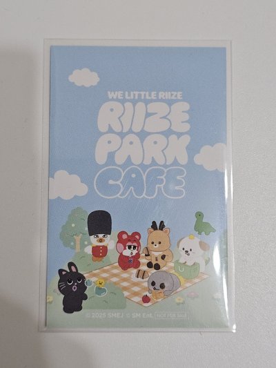 元彬 RIIZE PARK CAFE 隨機卡 