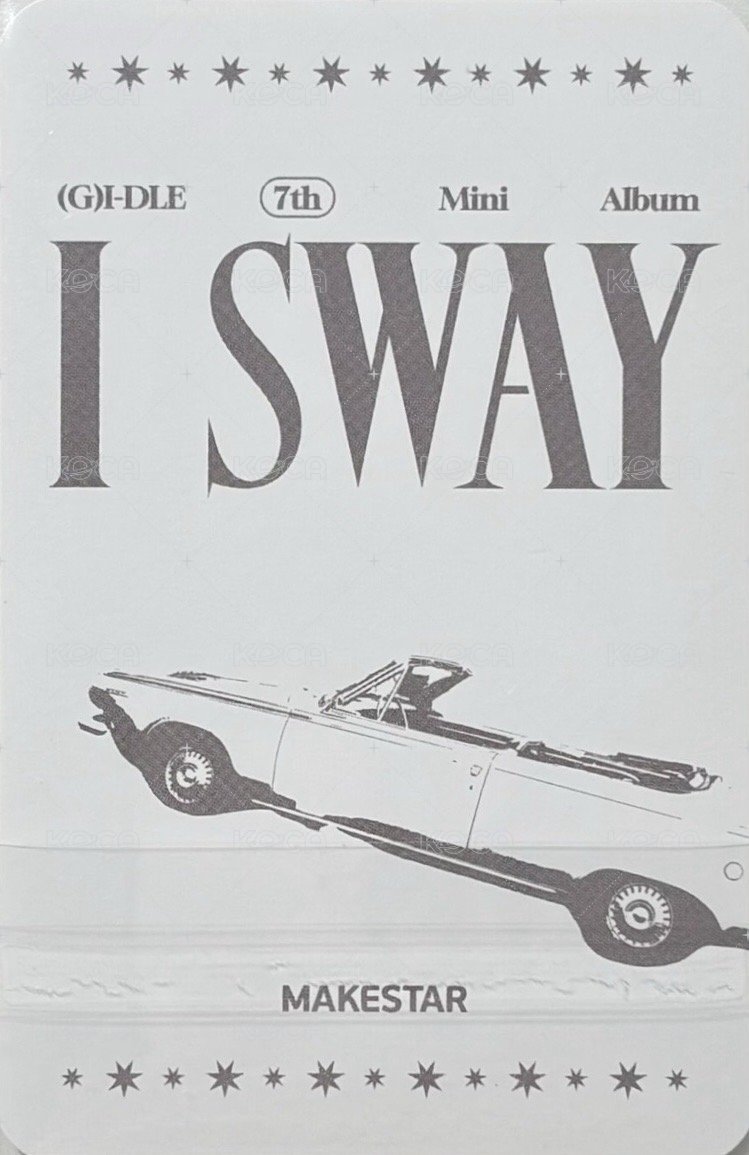 I SWAY ms 9.0 中簽 抽選卡 變化卡 背面