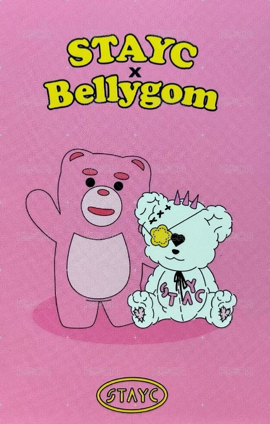 Teddy Bear wm 快閃 卡套b 周邊卡  背面
