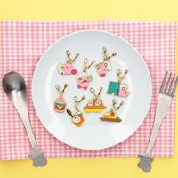 Kirby cafe 金屬叉子小吊飾