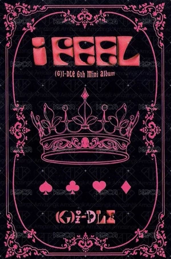 I feel 專輯卡 QUEEN版 背面