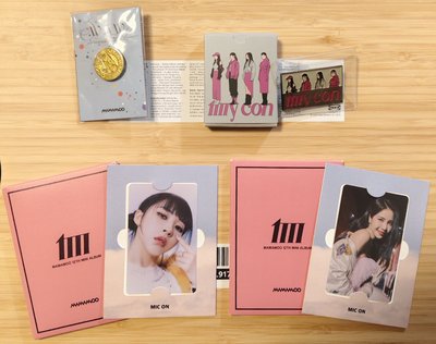 【MAMAMOO】WAW徽章 My Con徽章 Mic On 1take ver. 未掃空專