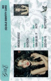 I feel Butterfly版 專輯卡 ID卡