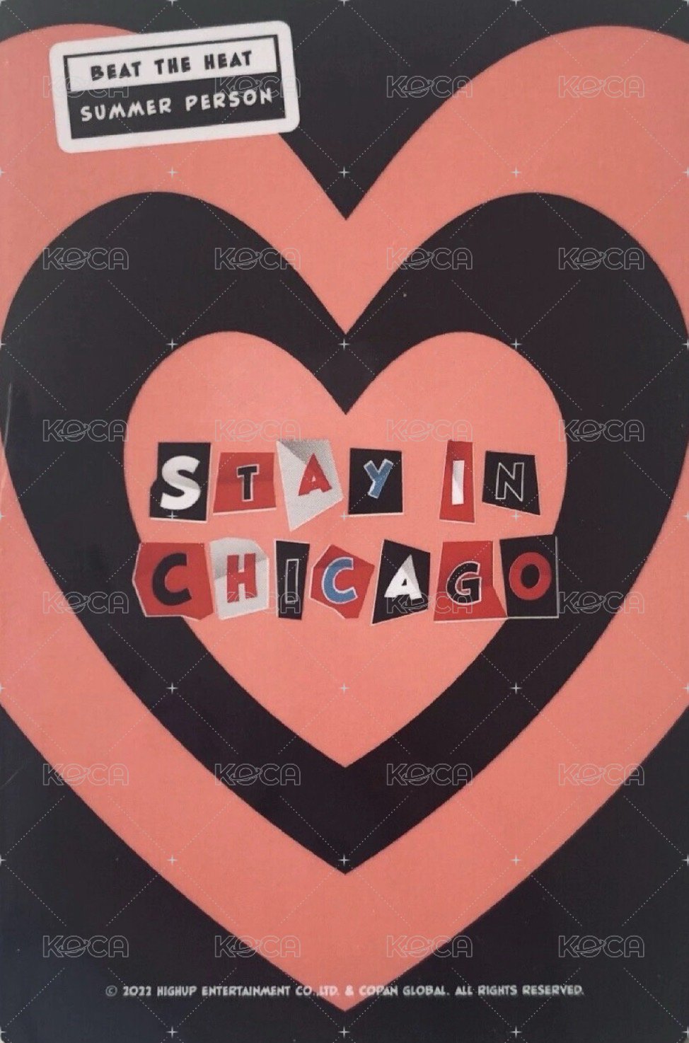 芝加哥 周邊卡  背面