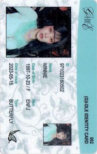 I feel 專輯卡 BUTTERFLY版 ID卡