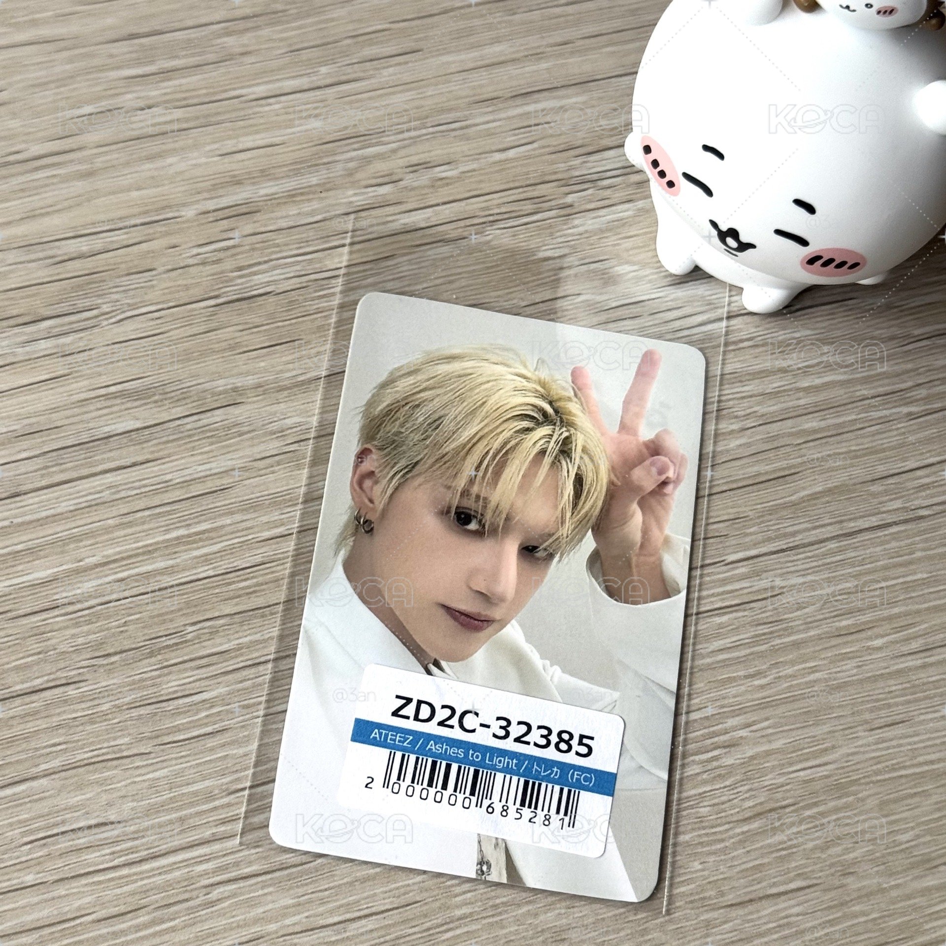 🐈‍⬛/Ashes to Light ATEEZ JP FC 特典卡 