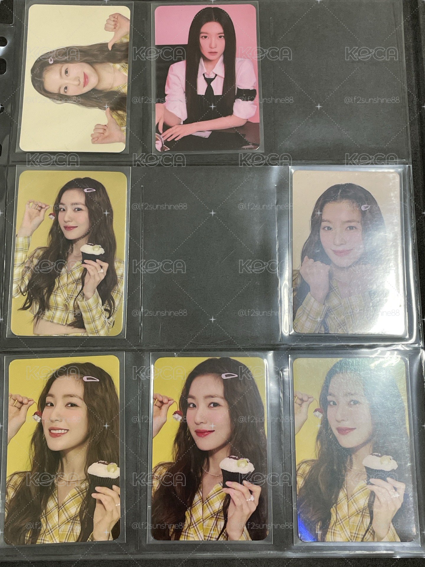 Red velvet 年曆特典卡 Irene