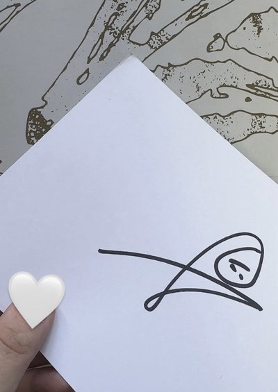 迷七 美版親簽明信片 梁禎元