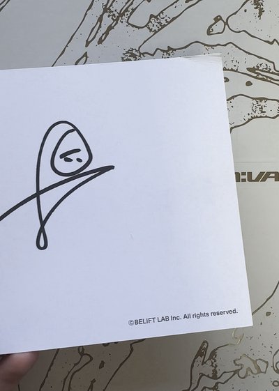 迷七 美版親簽明信片 梁禎元