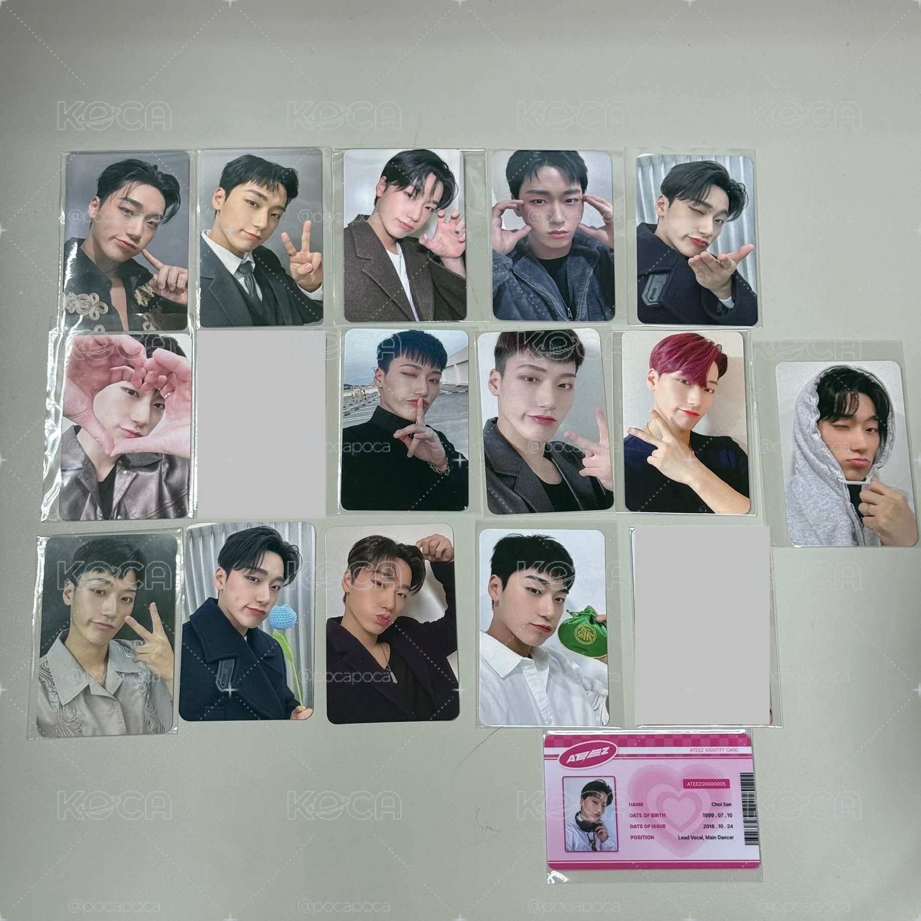 ATEEZ 崔傘 A區 小卡 單售 簽售 特典 專輯卡 