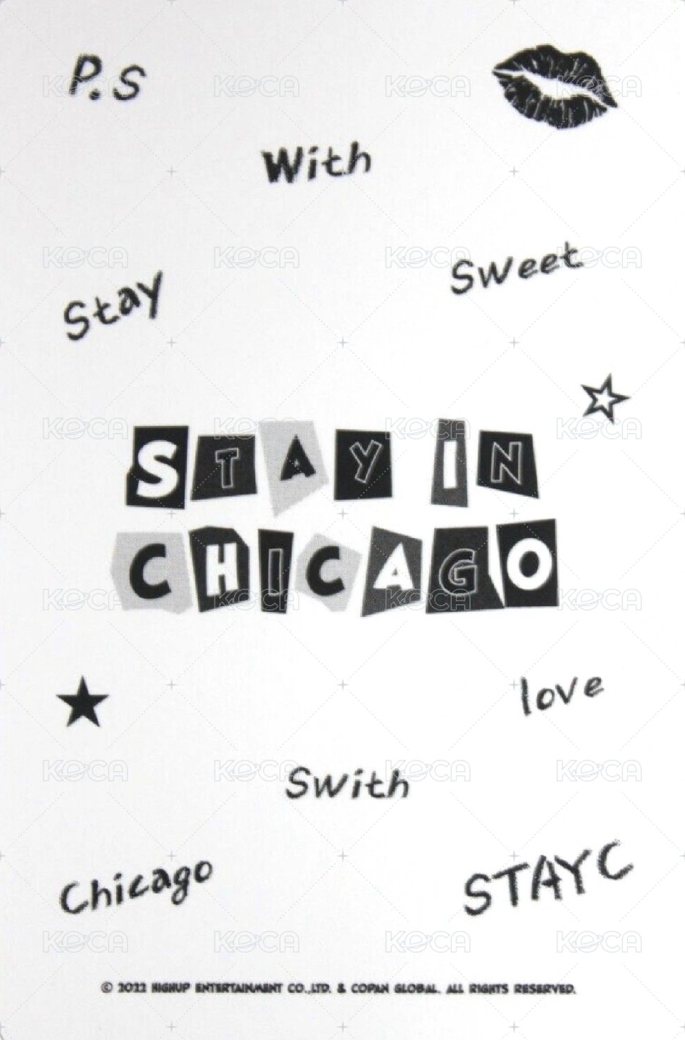 芝加哥 快閃 07 周邊卡  背面