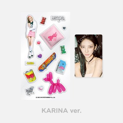 aespa Spicy貼紙柚 整組