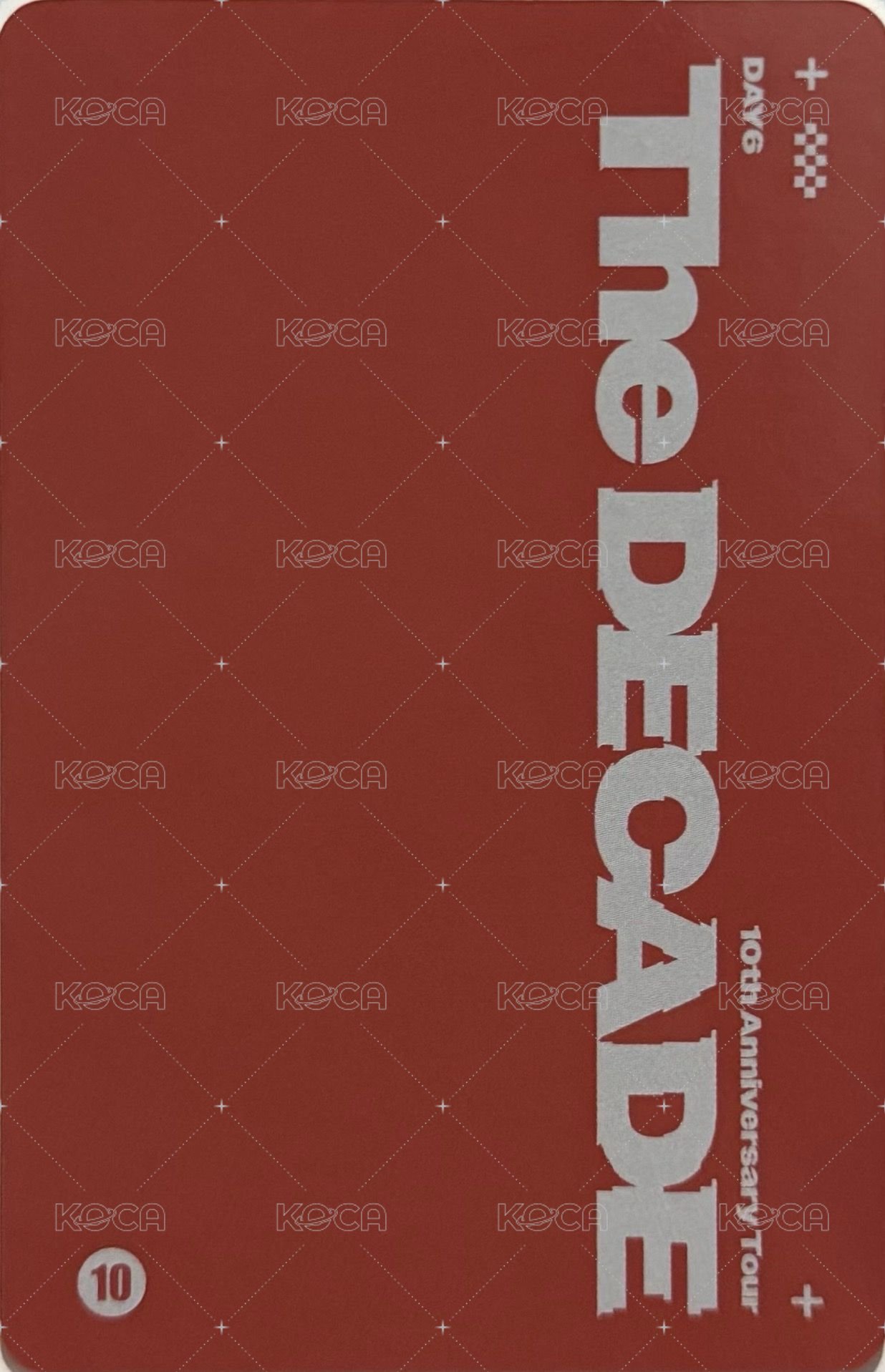 10週年 線上 滿額卡  背面