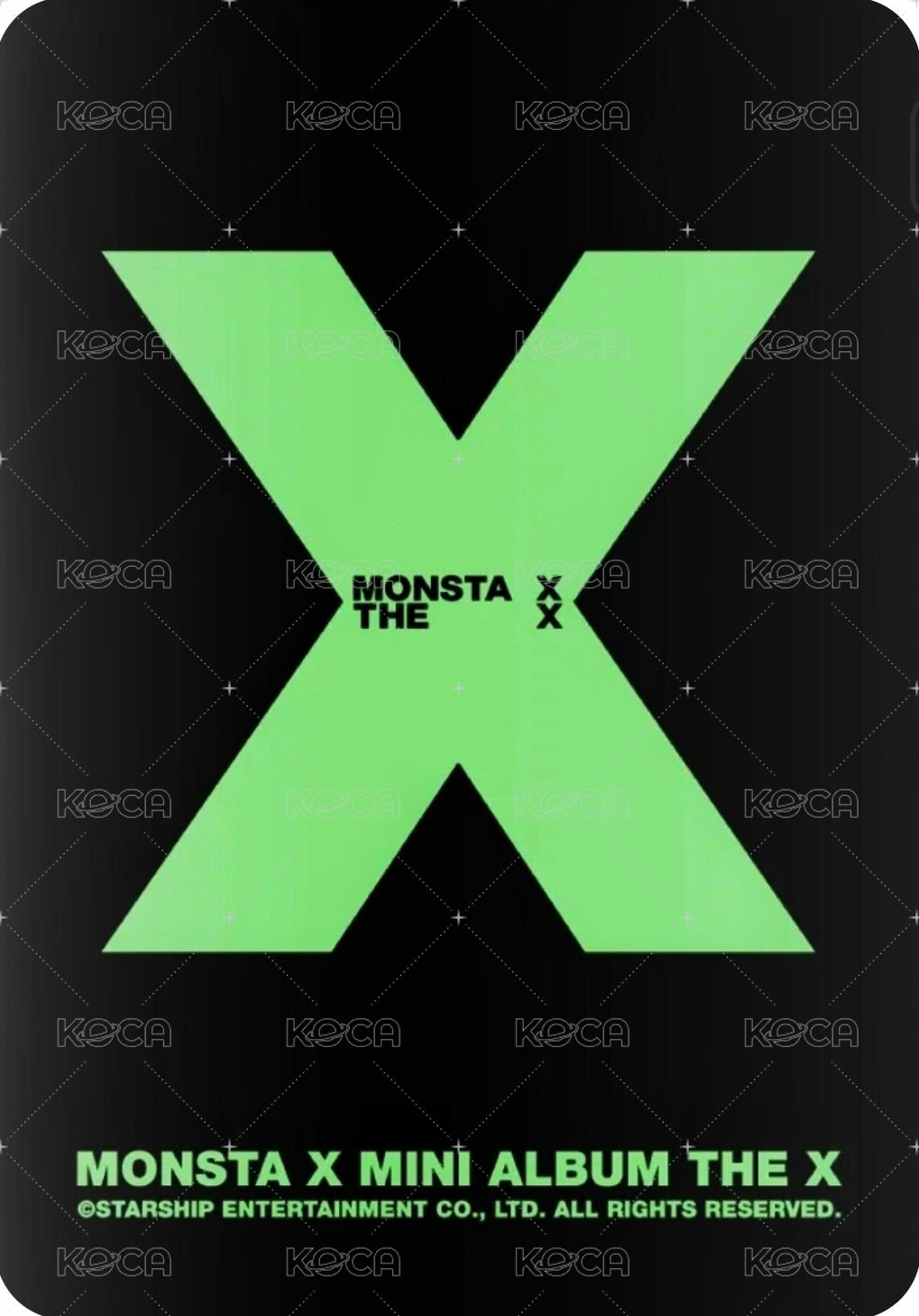 THE X 星船 美通pb 特典卡  背面