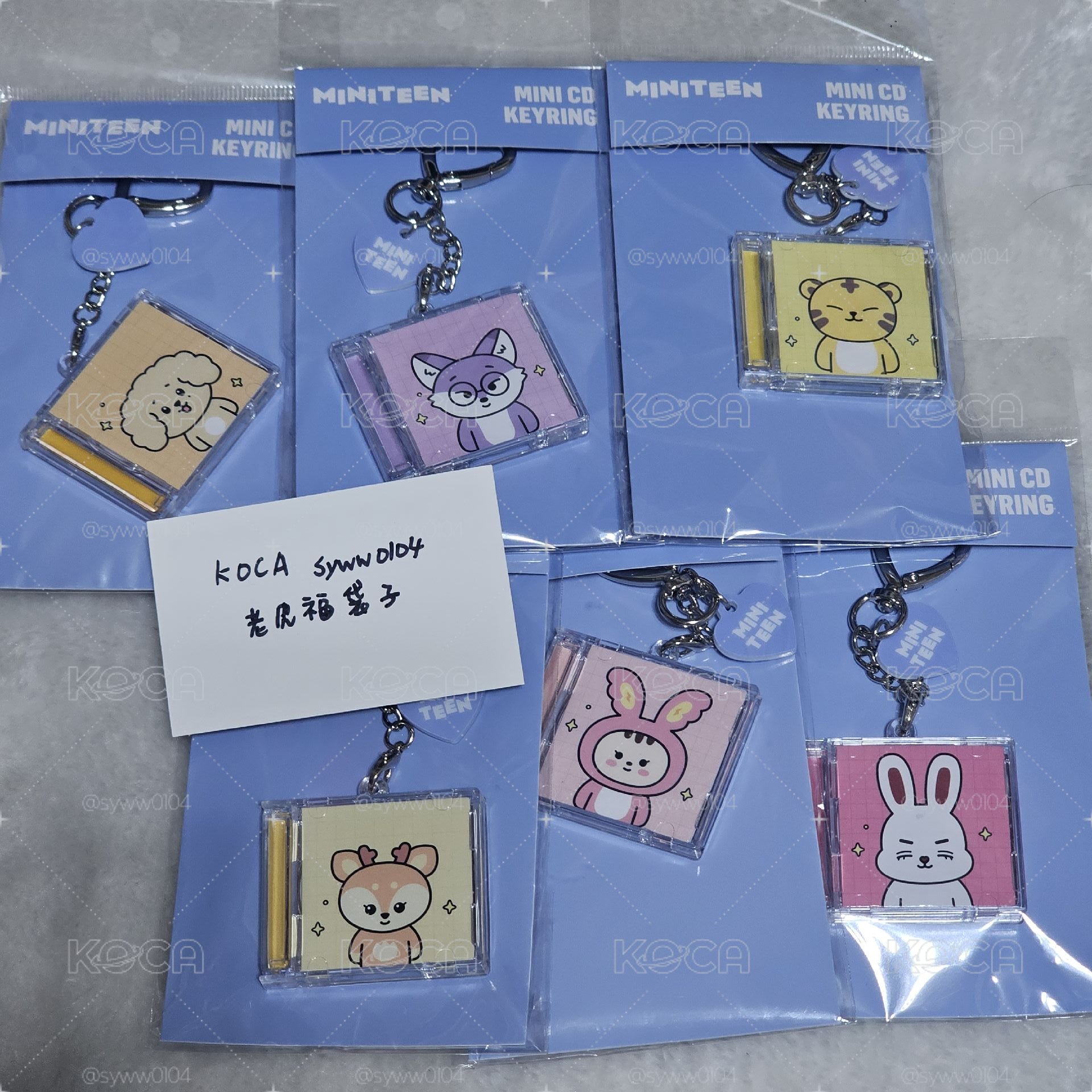 MINITEEN 迷你CD 鑰匙圈吊飾 