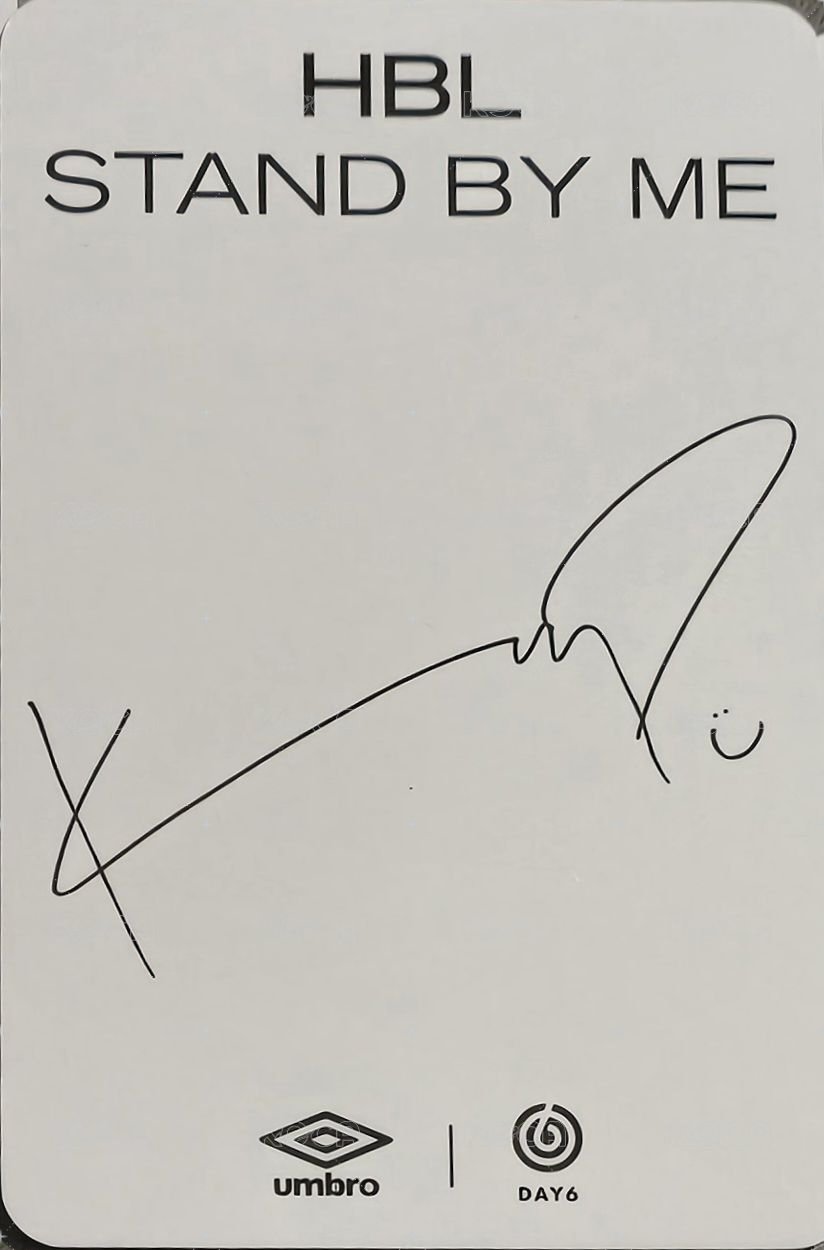 UMBRO 1.0 代言卡  背面