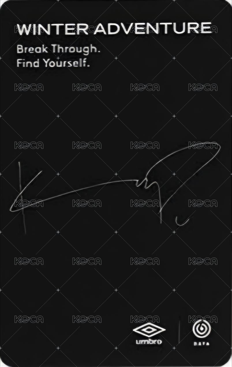 UMBRO 4.0 代言卡  背面