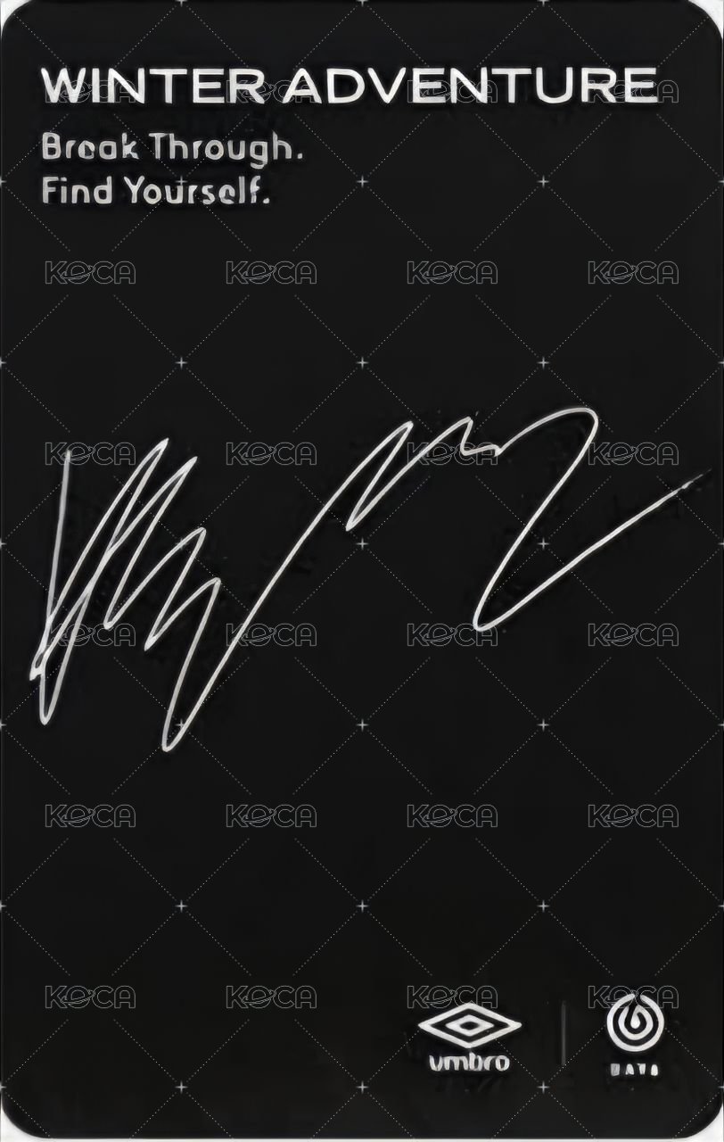 UMBRO 4.0 代言卡  背面