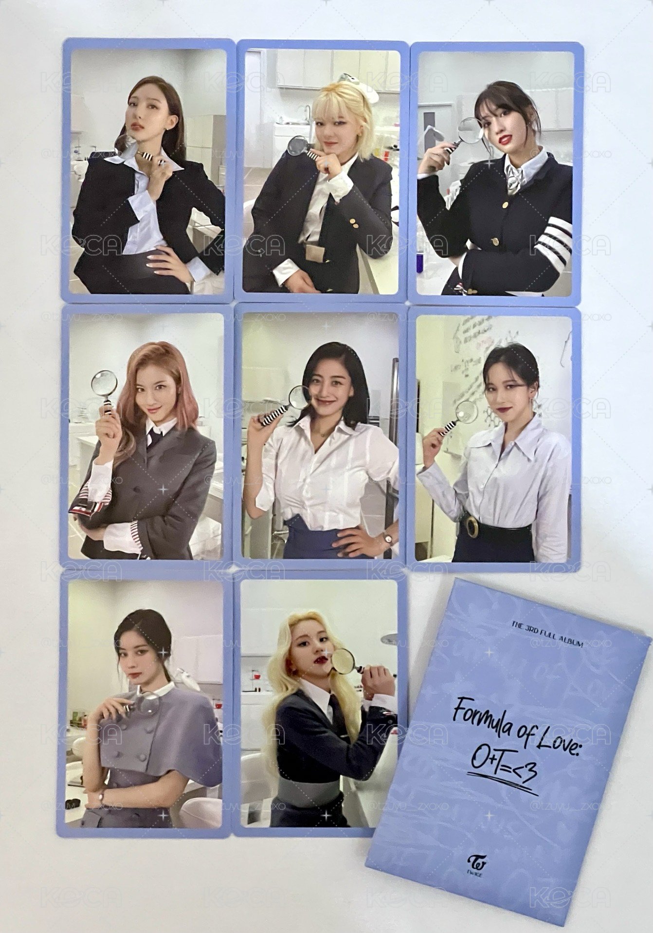 TWICE｜Formula of Love 預售禮(藍)