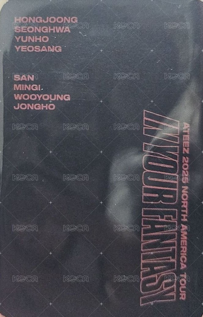 IN YOUR FANTASY 美巡 滿額卡  背面