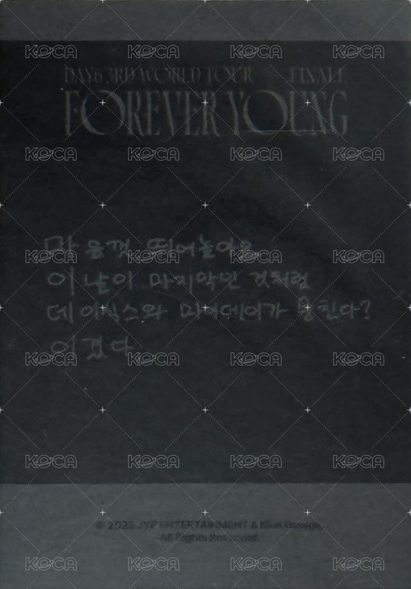 3rd世巡安可場 線下 滿額卡  背面