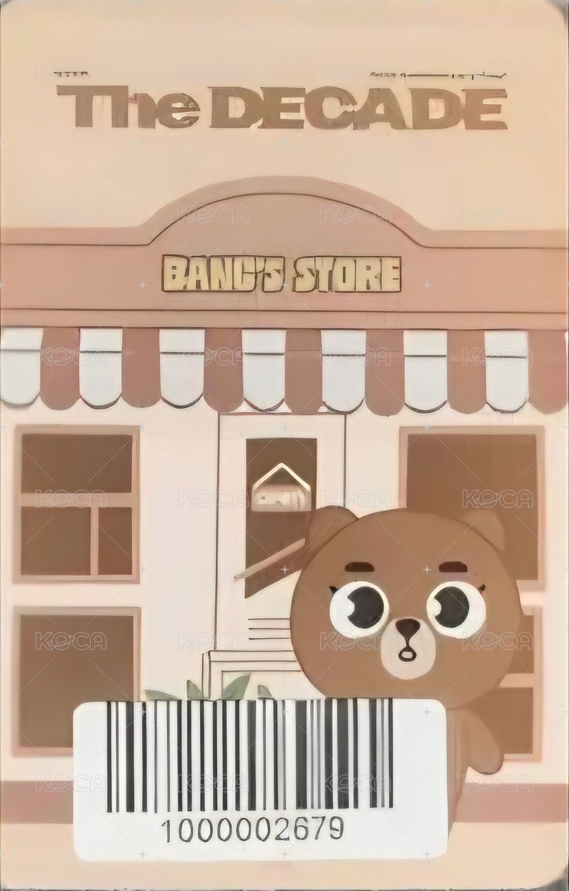 10週年 積木組 周邊卡  背面