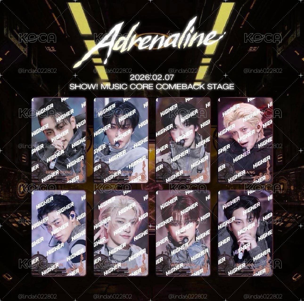 Ateez higher腎上腺素 中鍾 （非現）