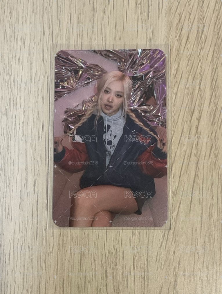 Rosé rosie tbl 線上周邊1.0特典卡