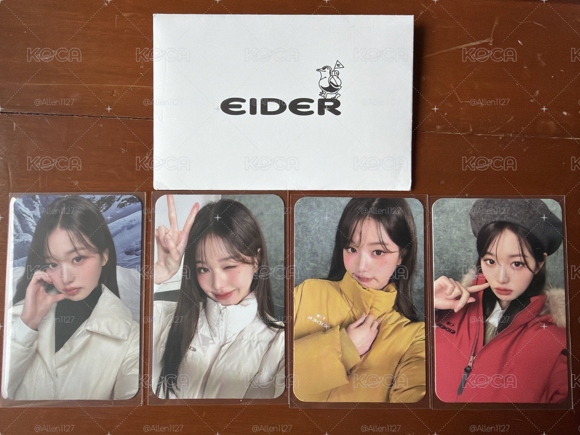張員瑛 EIDER 代言卡3.0一套