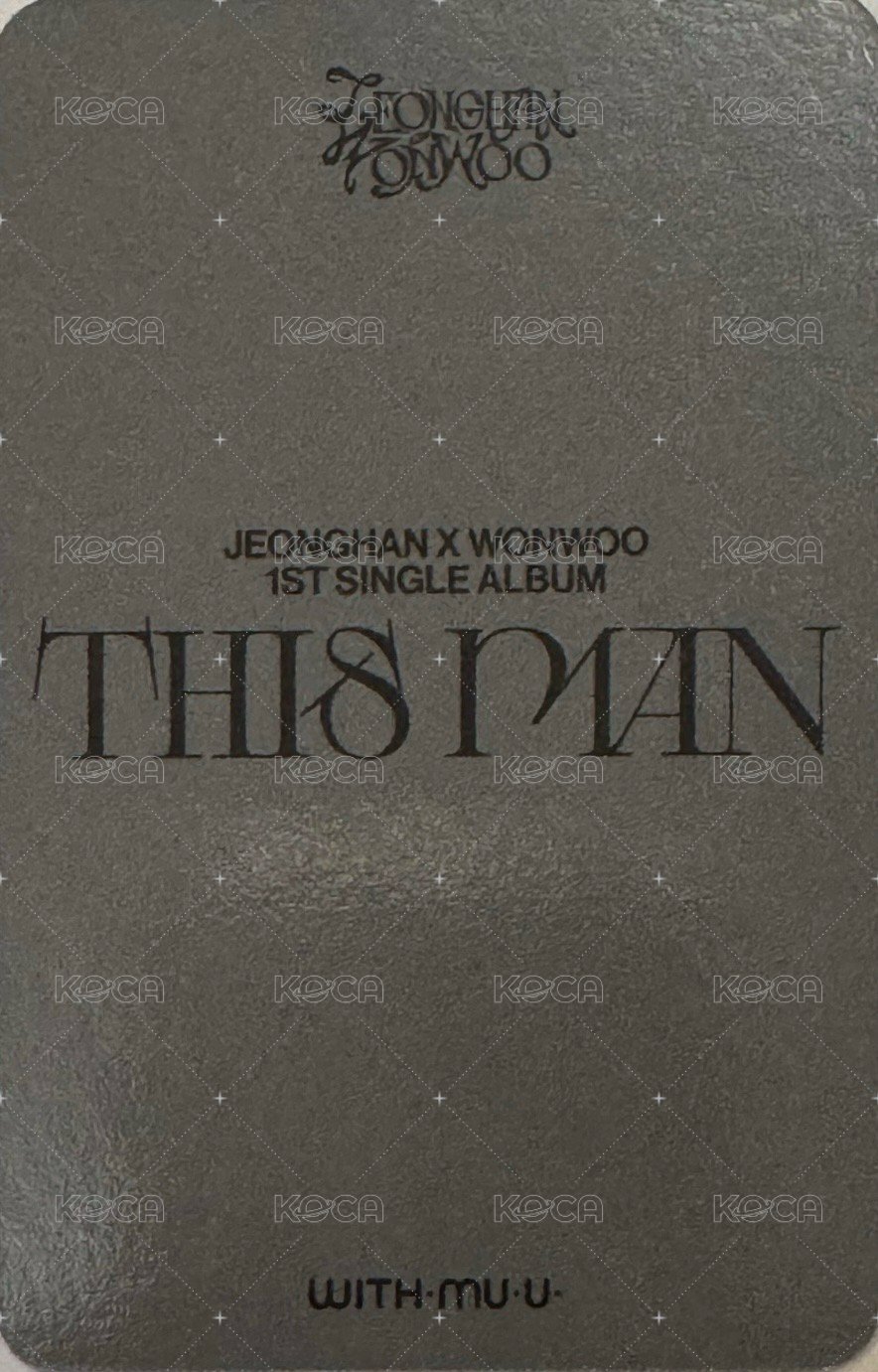 THIS MAN wm 幸運卡  背面