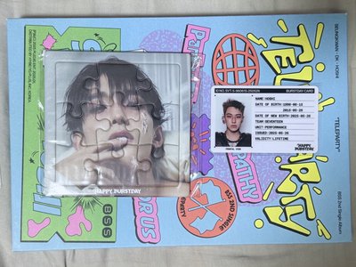 SEVENTEEN 正五happy burstday 配置 ID卡拼圖