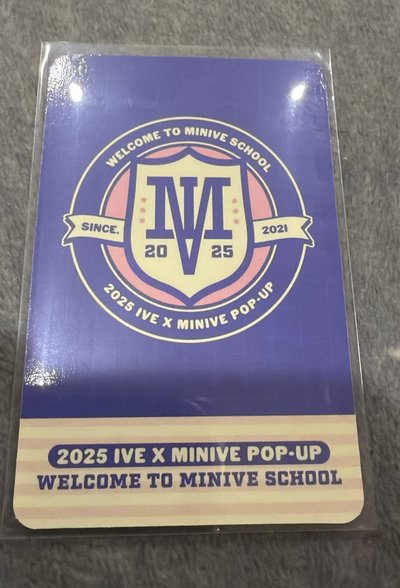 MINIVE SCHOOL 滿額卡 台灣滿額卡