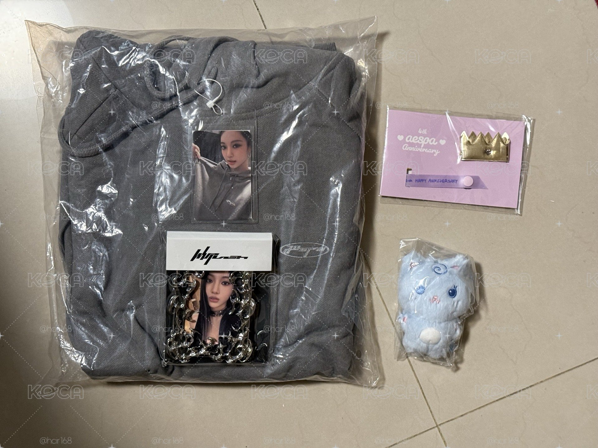 aespa 四週年週邊 karina娃 娃衣