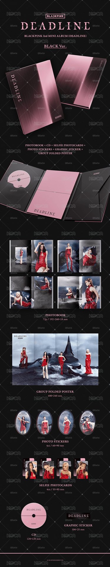 （現貨）Blackpink迷3專輯