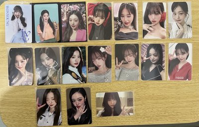 ive 員 各時期專卡 代言卡