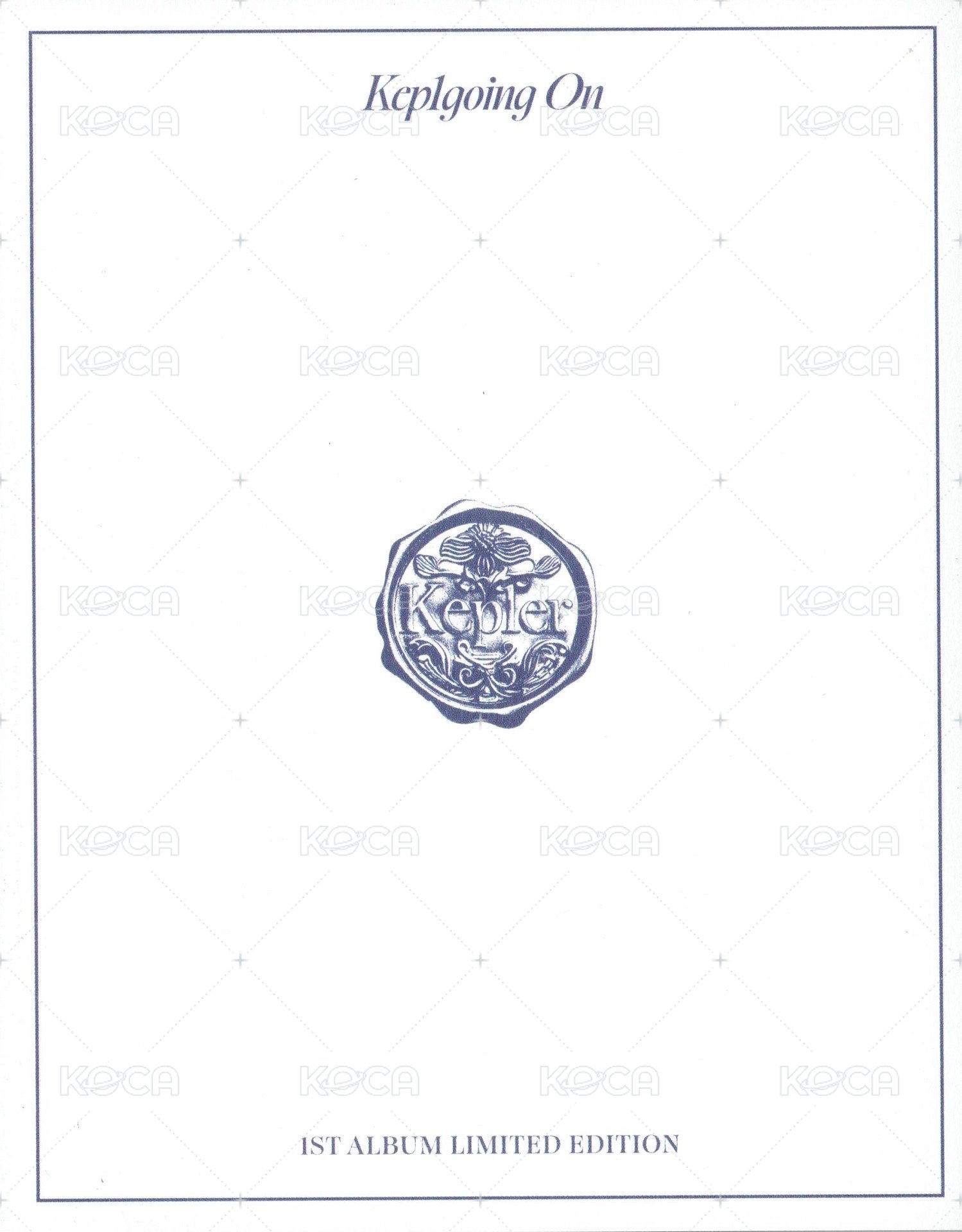 正規一 明信片 限量版 背面