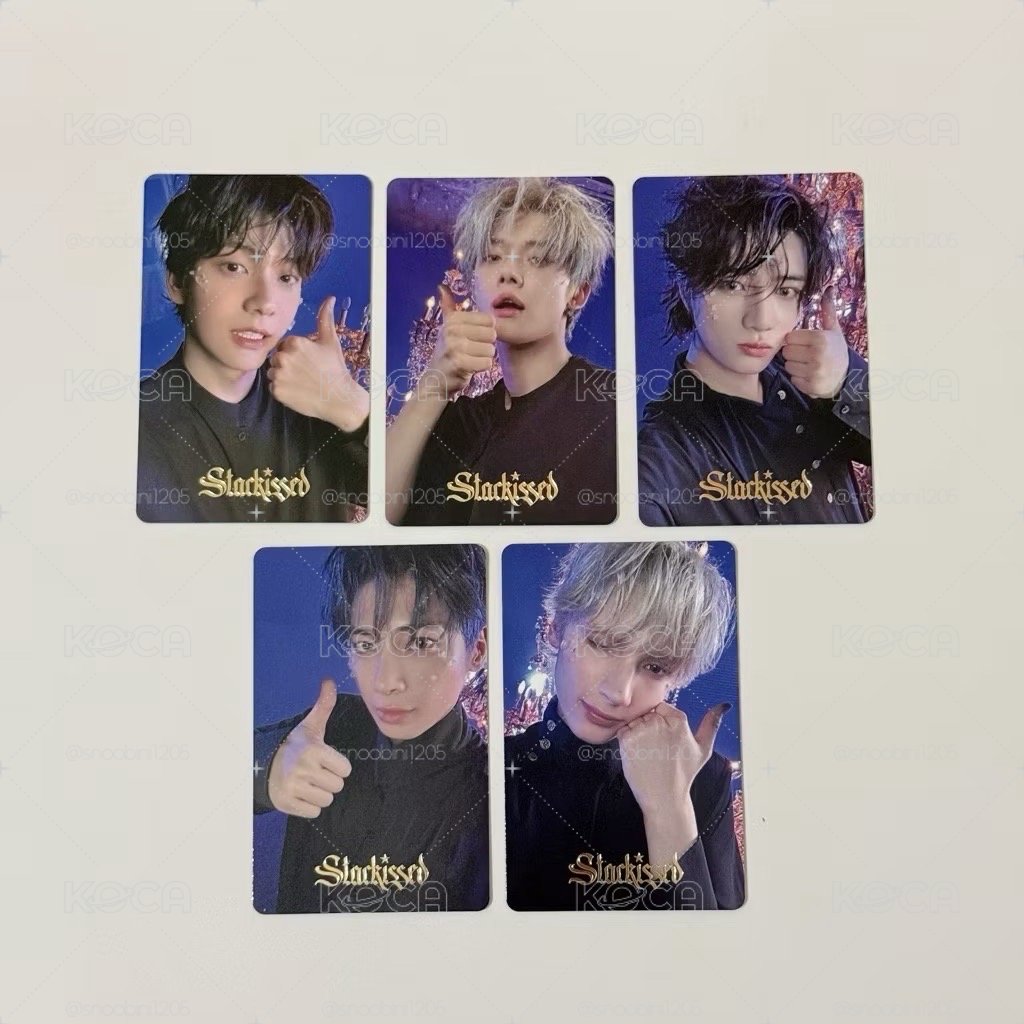 TXT 日專Starkissed日咖特典燙金小卡