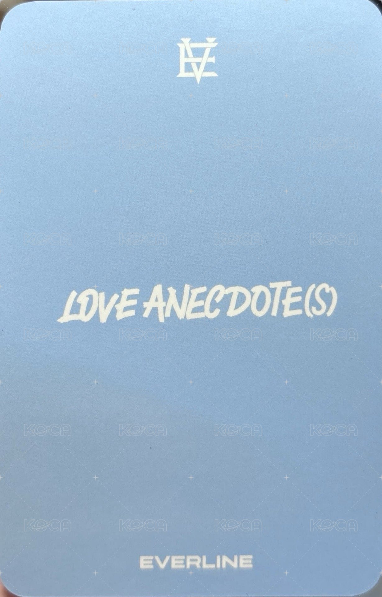 迷五 el 簽售卡  背面