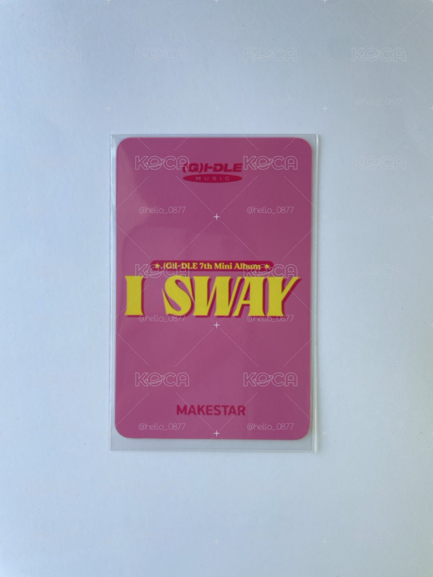 I SWAY ms 6.0 幸運卡 海螺 YUQI