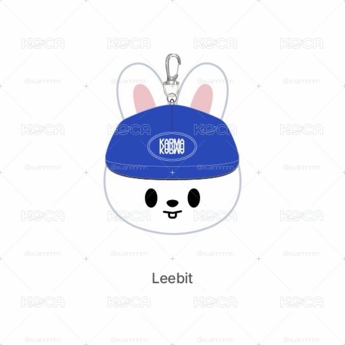 李畢 Leebit 棒球帽娃 大頭吊飾