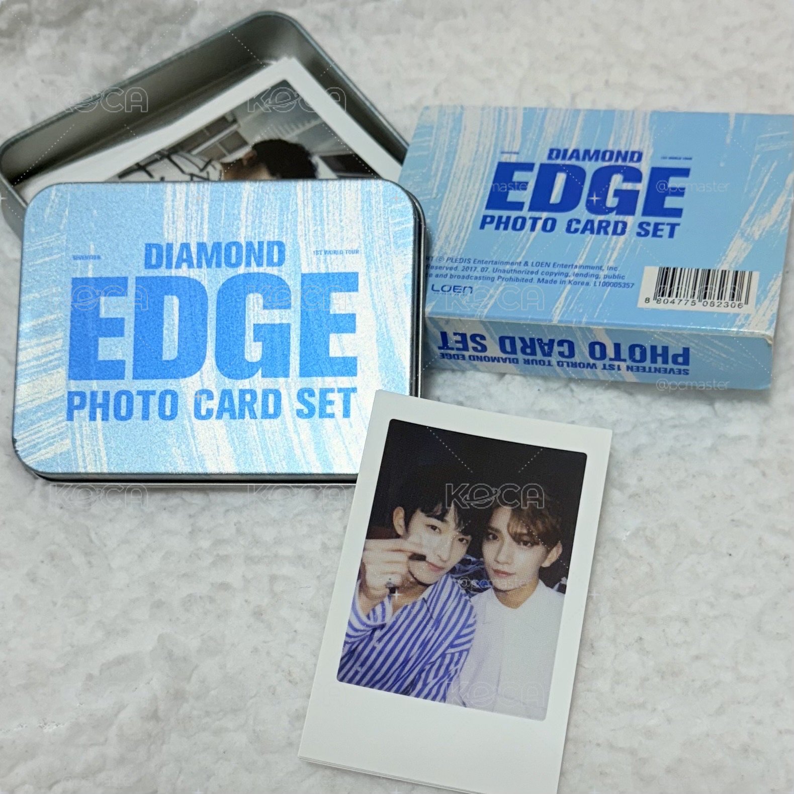 秀珉雙人卡 知秀 碩珉 JOSHUA DK SEVENTEEN DIAMOND EDGE 拍立得