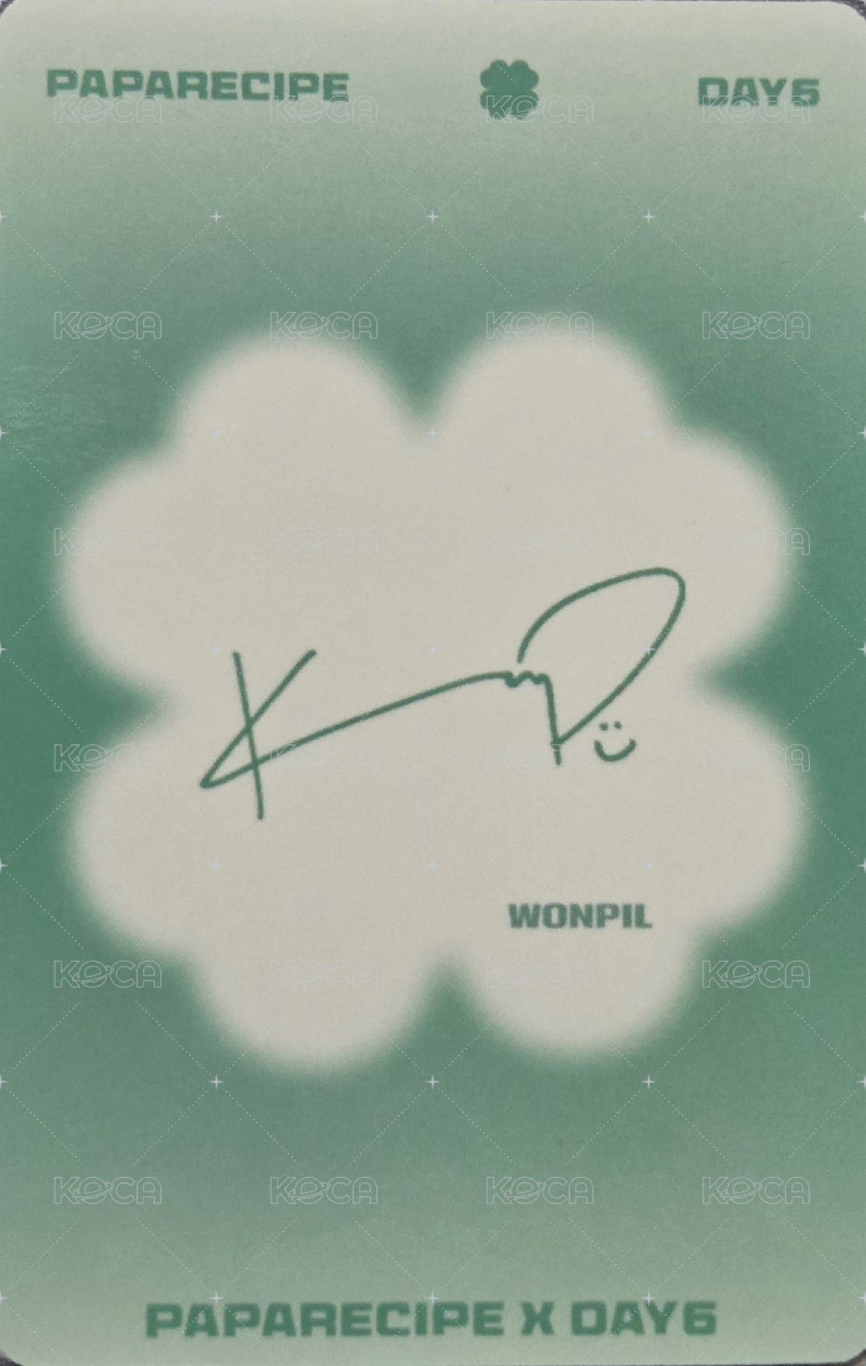 Papa Recipe 代言卡 2.0 背面