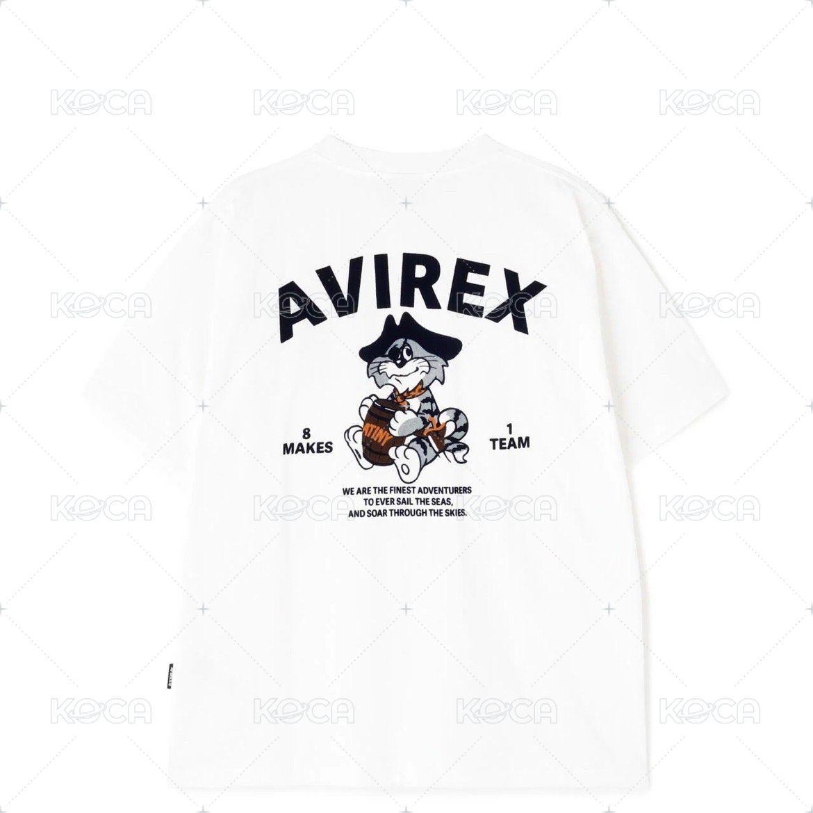 FLOCKY PRINT T-SHIRT ”TOMCAT”