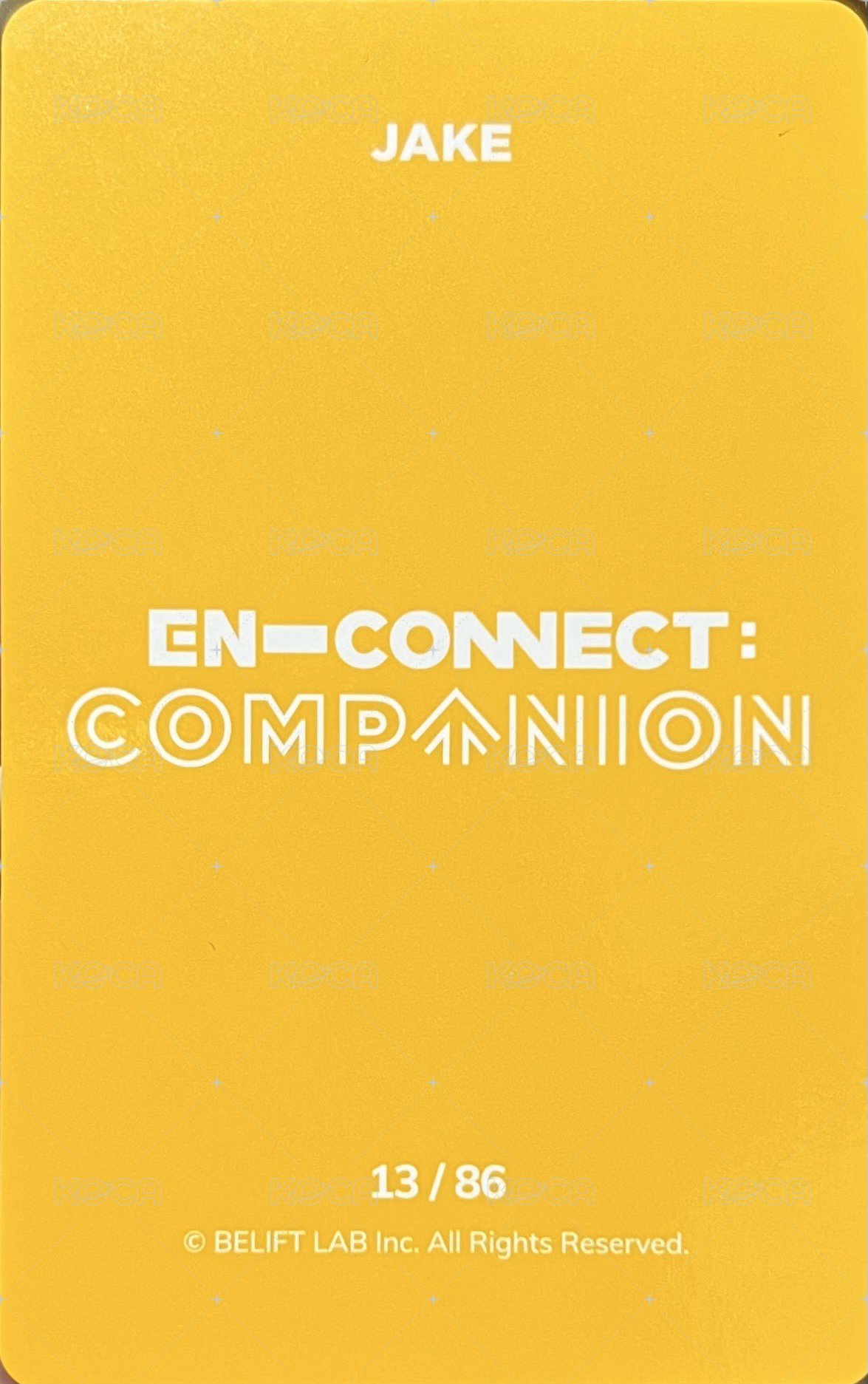 2021 EN-CONNECT FM 隨機卡  背面