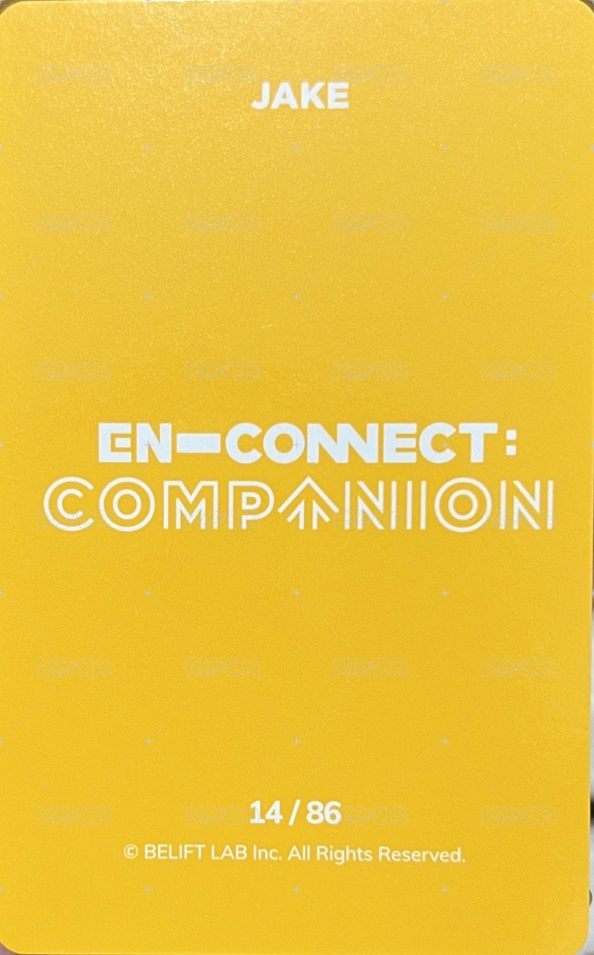 2021 EN-CONNECT FM 隨機卡  背面