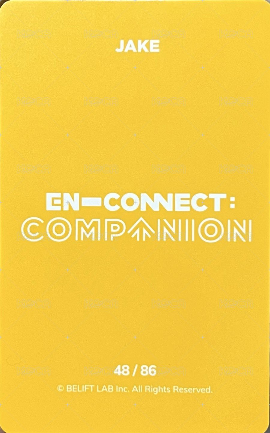 2021 EN-CONNECT FM 隨機卡  背面